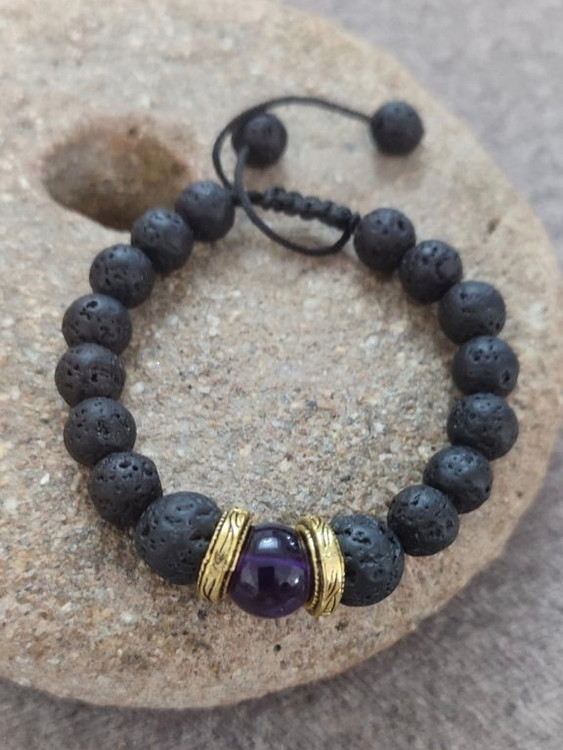 دستبند آمیتیست و لاوا, حافظ آرامش