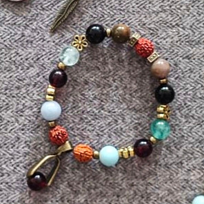 این ست شامل آکوامارین، سیترین، عقیق خزهای، چشمببر، لاریمار و فلوریت است که هرکدام با ارتعاش ویژه خود، انرژی و ویژگیهای خاصی دارند